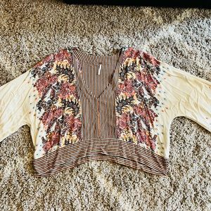 Free People Bell sleeve top